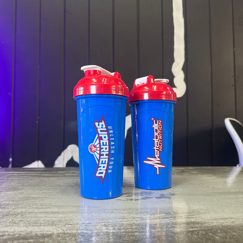 Metabolic Nutrition Superhero Style Shaker Cup Accessory N/A Servings - 28 oz mixing capacity | Svpplements