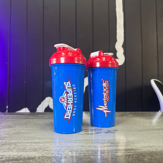 Metabolic Nutrition | Shaker Cup | "Superhero" Style - Product Front | Svpplements