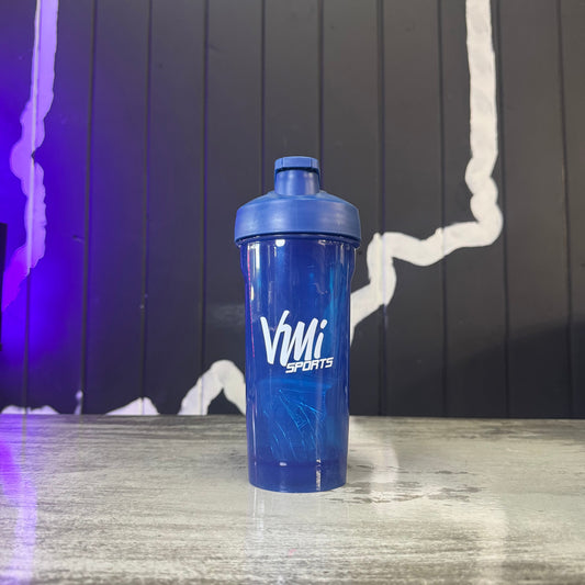 VMI Sports Shaker Cup Accessory 1 Count Transparent Blue Supplement Facts - Transparent blue design | Svpplements