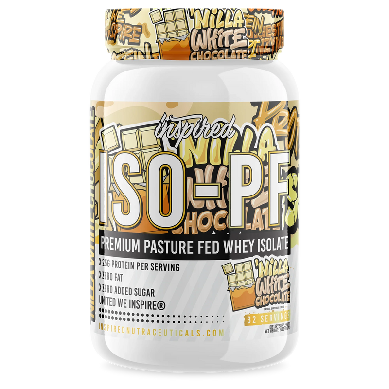 Inspired ISO-PF Whey Protein Isolate Powder 25 Servings - Pasture Fed Whey Protein Isolate 25g protein | Svpplements
