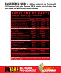 Axe & Sledge | A&S Intake Pre | 40 Servings - Supplement Facts | Svpplements