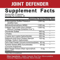 5 Nutrition Joint Defender Joint Support Supplement 25 Servings Supplement Facts - D-Glucosamine Sulfate | Svpplements