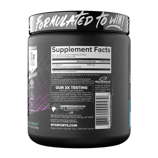 EFX Sports | Kre Alkalyn EFX-Powder | PH-Correct Creatine Monohydrate