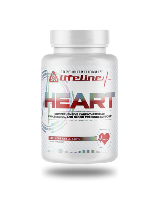 Lifeline Heart Cardiovascular Support Capsules 30 Servings - Hawthorn Berry Extract 1000mg | Svpplements