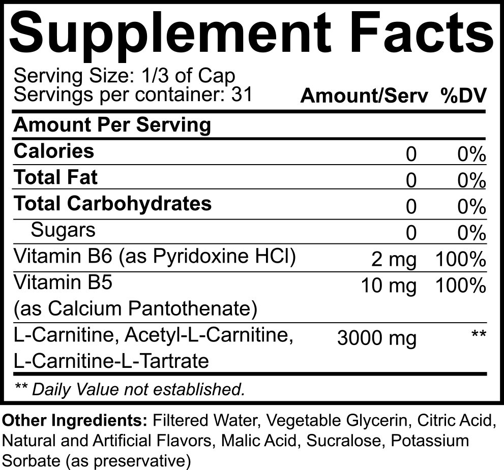 NutraKey | L-Carnitine 3000