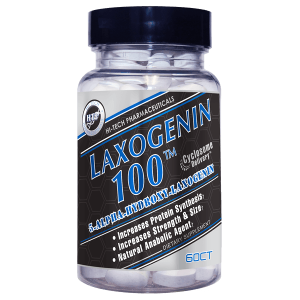 Hi-Tech Pharmaceuticals Laxogenin Hormone Support Capsules 60 Servings - 5-Alpha-Hydroxy-Laxogenin 100mg | Svpplements