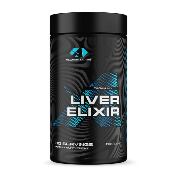 Alchemy Labs Liver Elixir Liver Support Supplement 30 Servings - Milk Thistle Seed Extract 750mg | Svpplements