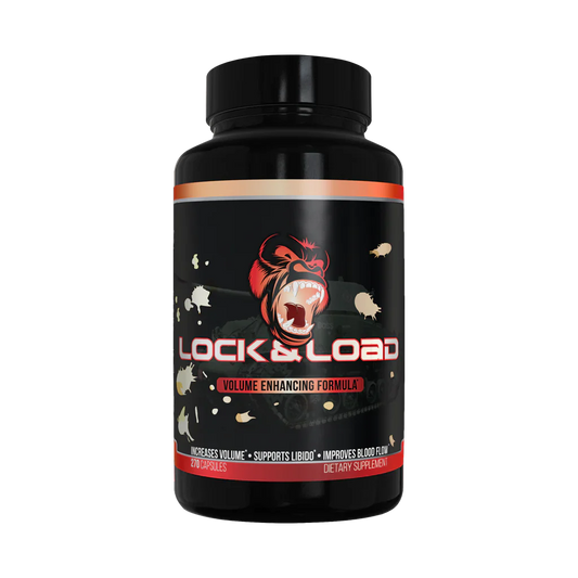 Gorilla Mind Lock & Load Male Hormone Support Capsules 30 Servings - Nitrosigine® 1500mg | Svpplements