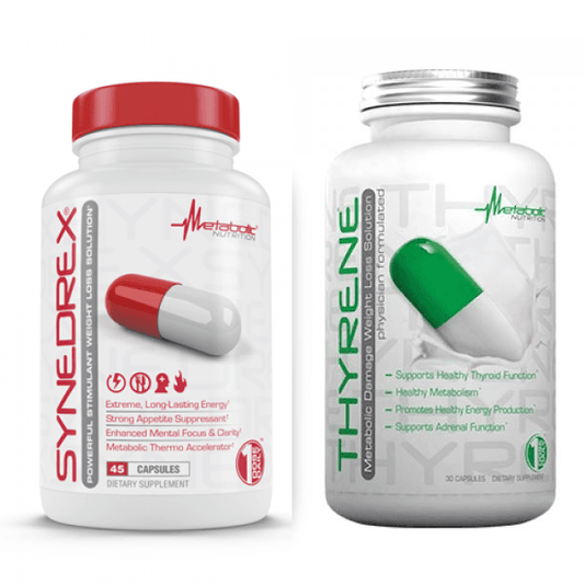 Metabolic Nutrition Synex Thyrene Stack Stack 45 Servings - Two-product energy support stack | Svpplements