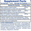 Hi-Tech Pharmaceuticals Maca Hormone Support Tablets 90 Servings Supplement Facts - Maca extract standardized | Svpplements