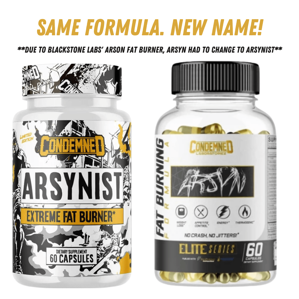 Condemned Labz | Arsynist - Extreme Fat Burner PRE ORDER