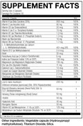 NutriFitt Epic Multi Multivitamin Mineral Formula 30 Servings Supplement Facts - L-5-Methyltetrahydrofolate | Svpplements