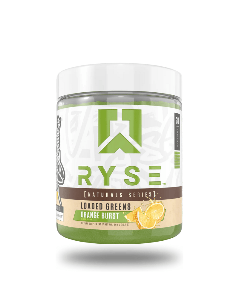 RYSE Loaded Greens Natural Series Greens Powder 30 Servings - Green Balance Amount not fully disclosed | Svpplements