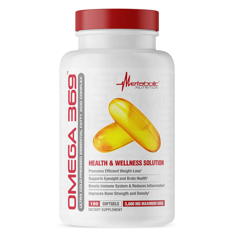 Metabolic Nutrition Omega 3-6-9 Softgels 60 Servings - Omega-3 Complex 1,353 mg | Svpplements
