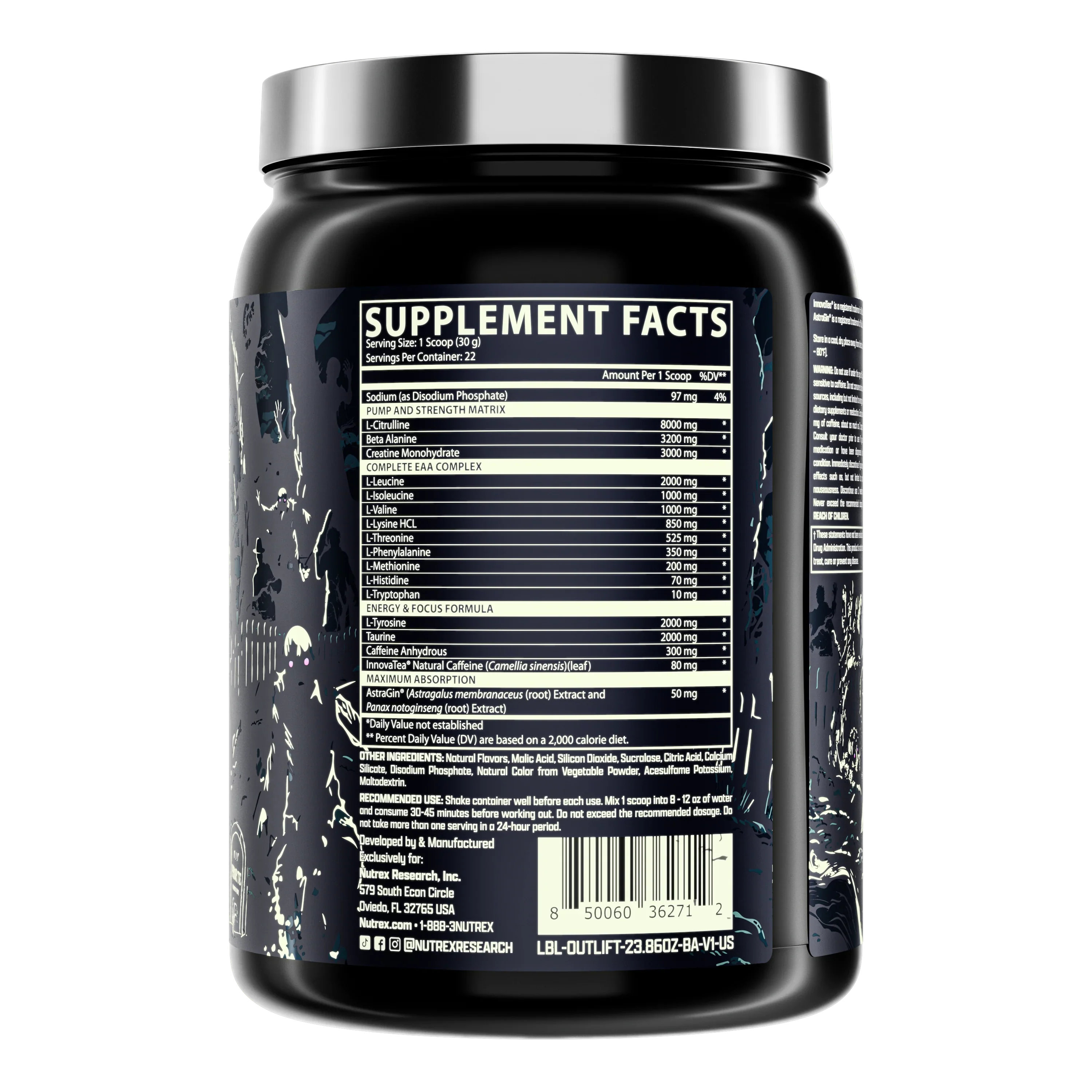 Nutrex Research | Outlift Clinical | 22 Serving
