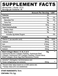 Panda Supps Multi Collagen Peptides Joint Support Powder 30 Servings Supplement Facts - Multi Collagen | Svpplements