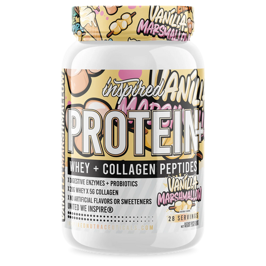 Inspired Protein+ Protein Powder 27 Servings Supplement Facts - Whey Protein 20g | Svpplements