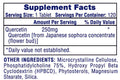 Hi-Tech Quercetin Supplement Capsules 120 Servings Supplement Facts - Quercetin 250mg | Svpplements
