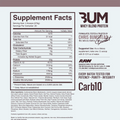 Raw Nutrition Raw Nutrition | Bum Mass Gainer | 20 Serving 12lb - Back View | Svpplements