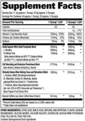 GAT Sport | Nitraflex Black | 30 Servings - Supplement Facts | Svpplements