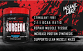 Insane Labz The Surgeon BCAA Powder 30 Servings Supplement Facts - L-Leucine 2,000mg | Svpplements