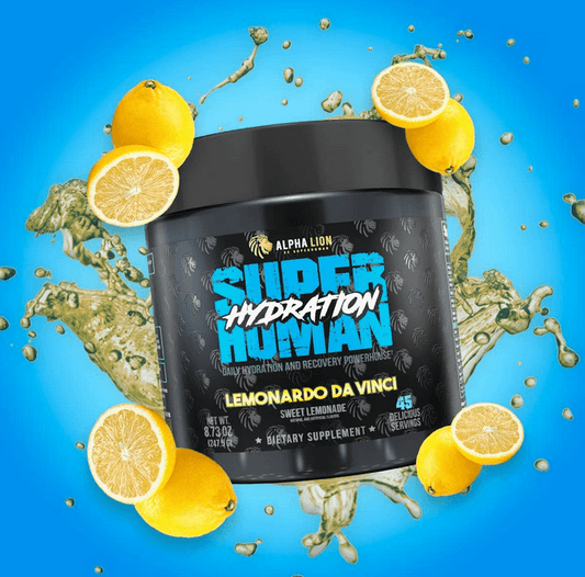 Alpha Lion Superhuman Hydration Electrolyte Powder 45 Servings Supplement Facts - Taurine 1000mg | Svpplements