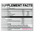Black Magic Supply Nootropic Powder 30 Servings Supplement Facts - L-Tyrosine 1000mg | Svpplements