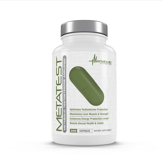 Metabolic Nutrition MetaTest Hormone Support Capsules 60 Servings - D-Aspartic Acid 3,000mg | Svpplements