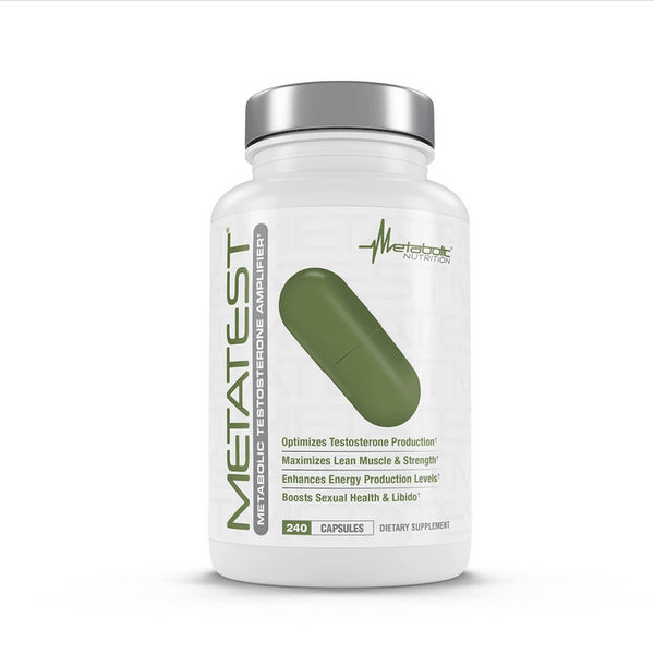 Metabolic Nutrition MetaTest Hormone Support Capsules 60 Servings - D-Aspartic Acid 3,000mg | Svpplements