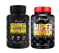 Nutrastop | Alpha Lion The Alpha Stack SuperHuman Muscle & SuperHuman Test | 2-Product Stack