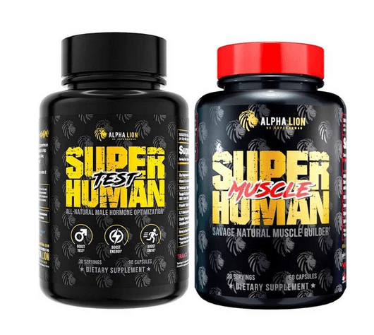 Alpha Lion The Alpha Stack Muscle Support Stack 30 Servings - TestoSurge Fenugreek Extract 500mg | Svpplements