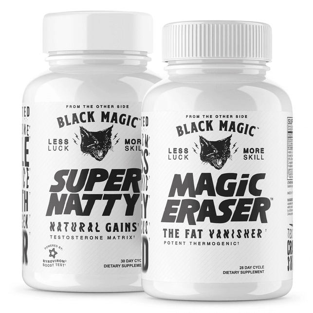 Super Natty Shred Stack- Black Magic Supply Capsule 30 Servings - Byroviron (Bryonia Laciniosa) 1500mg | Svpplements