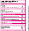 Alpha Lion SuperHuman Woman Wellness Energy Powder 30 Servings Supplement Facts - Myo-Inositol 2000mg | Svpplements