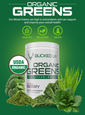 Bucked Up Bucked Up Organic Greens - Side View | Svpplements