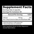 Insane Labz HMB Recovery Capsules 60 Servings Supplement Facts - Calcium beta-hydroxy-beta-methylbutyrate | Svpplements