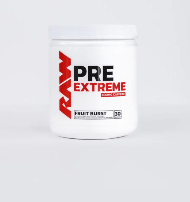 Raw Nutrition Pre Extreme Pre-Workout Powder 30 Servings - L-Citrulline 4g | Svpplements