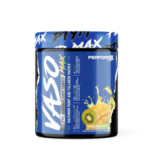 VASO-MAX Pre-Workout Pump Powder 20 Servings Supplement Facts - 3DPUMP-Breakthrough 6000mg | Svpplements