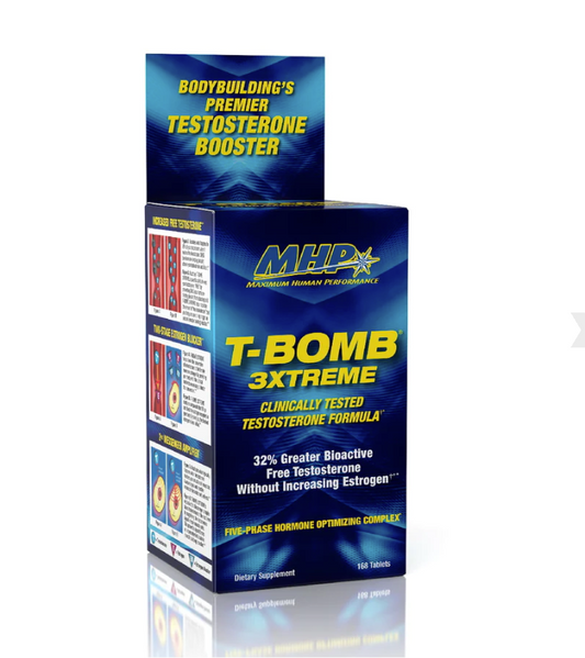 T-Bomb 3XTREME Testosterone Support Capsules N/A Servings - Zinc 25mg | Svpplements