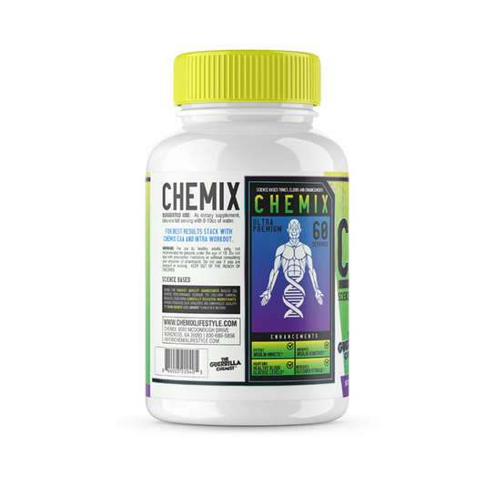 Chemix GDA Glucose Disposal Agent Capsules 60 Servings Supplement Facts - SuperBerberine® 300mg | Svpplements