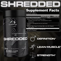 Alchemy Labs Shredded Body Composition Support Capsules 30 Servings Supplement Facts - RipFactor® Patented | Svpplements