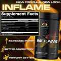 Alchemy Labs InFlame Natural Anabolic Formula Capsules 30 Servings Supplement Facts - Arachidonic Acid 1000mg | Svpplements