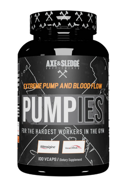 AXE & SLEDGE Pumpies Pump Formula Powder 20 Servings - Nitrosigine® 1500mg | Svpplements