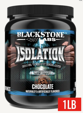 Blackstone Labs Isolation Whey Protein Isolate Powder 1 lb 24g Protein - Whey Protein Isolate 24g | Svpplements