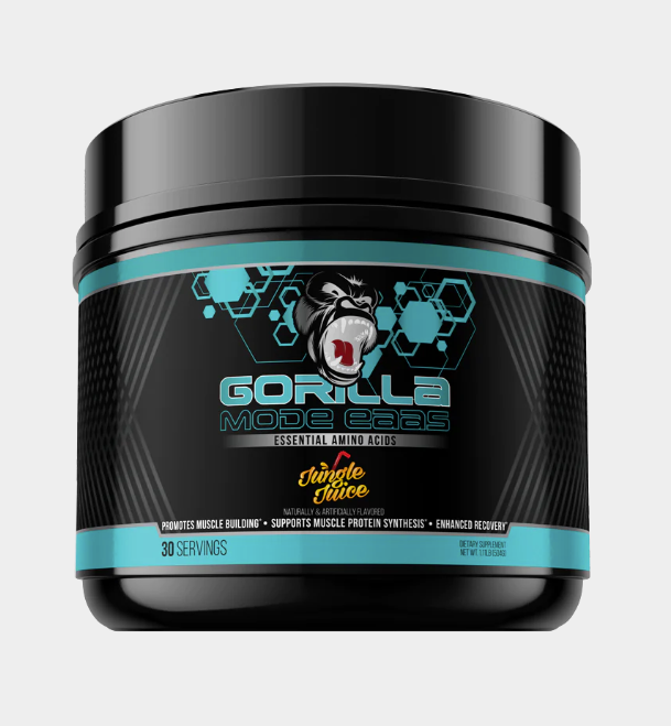 Gorilla Mode EAAs Essential Amino Acid Powder 30 Servings - L-Leucine 4000mg | Svpplements