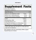 Bucked Up Women's Hormone Support Capsules 30 Servings Supplement Facts - Inositol 1000mg | Svpplements