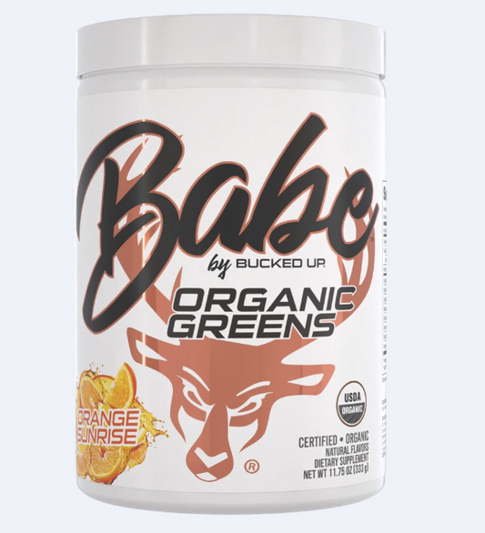 Bucked Up Babe Organic Greens Powder 30 Servings - Barley Grass 2275mg | Svpplements