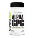 NutraBio Alpha GPC Nootropic Capsules 60 Servings - Alpha GPC 300mg | Svpplements