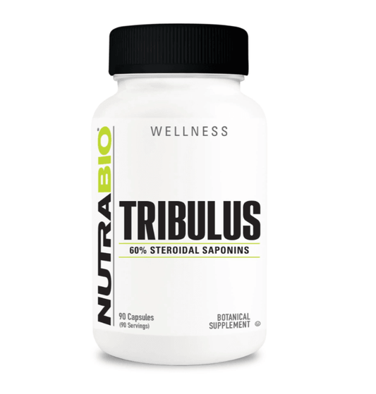 NutraBio Tribulus Hormone Support Capsules 90 Servings - Tribulus terrestris extract 500mg | Svpplements