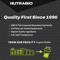NutraBio NutraBio | Micronized Creatine Monohydrate - Side View | Svpplements