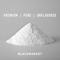 BlackMarket Labs Blackmarket | Creatine Monohydrate Powder - Side View | Svpplements
